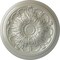 Ekena Millwork Damon Ceiling Medallion (Fits Canopies up to 3 3/8"), Hand-Painted Flash Copper, 20"OD x 1 1/2"P CM20DAFCS - alternate 1